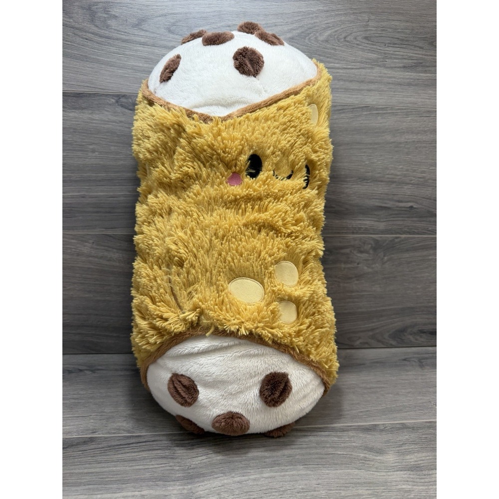 Squishable Cannoli Plush Comfort Food 20" Food Large RARE Stuffed Animal